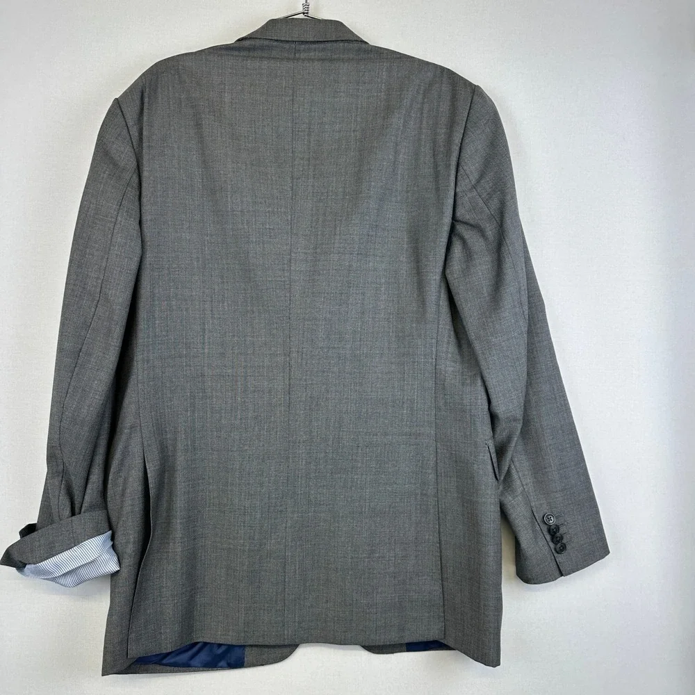 Suitsupply Pure Wool Super 110s Sport Coat Gray Blue‎ Lined EU 54 / 44R